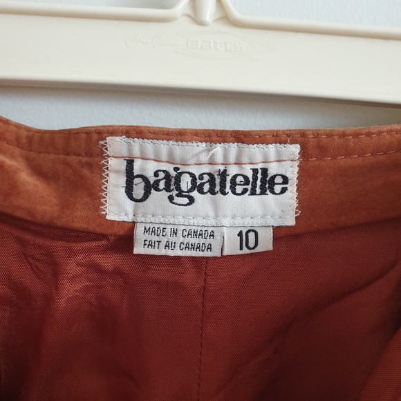 VINTAGE Camel Suede Trousers with Belt - Picture 5 of 5